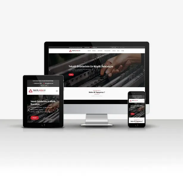 Textile Fashion Website V1 (SUITABLE FOR ALL SECTORS)